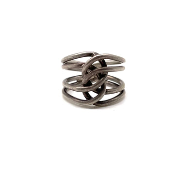 Modern Braided Double Band Ring