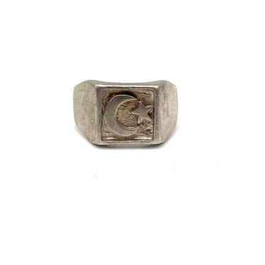Moon & Star Statement Ring