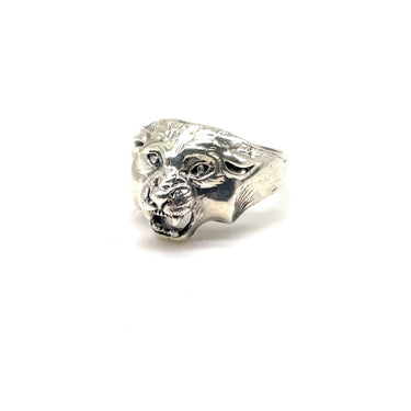 Detailed Open Work Tiger Ring