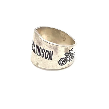 Harley Davidson Spell Out Motorcycle Ring