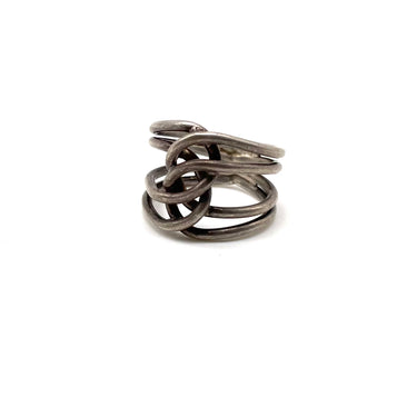 Modern Braided Double Band Ring