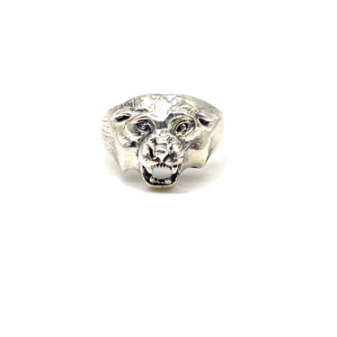 Detailed Open Work Tiger Ring