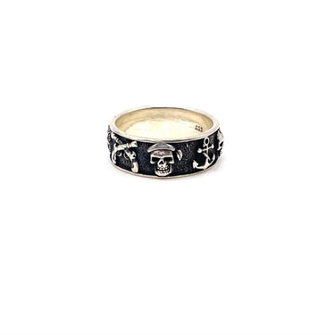 Pirate Symbolism Band Ring