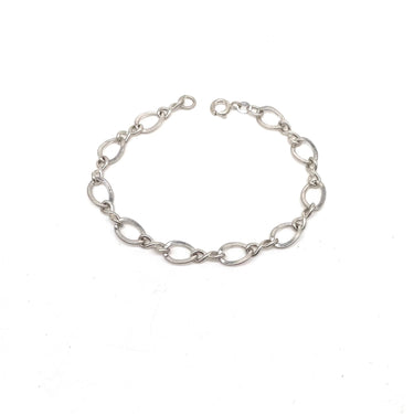 Modern Oval Chain Link Bracelet