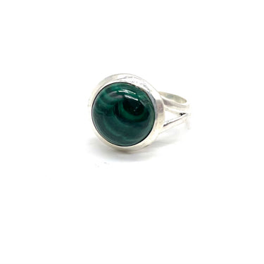 Circle Malachite Ring