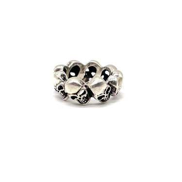 Wrap Around Skull Statement  Ring