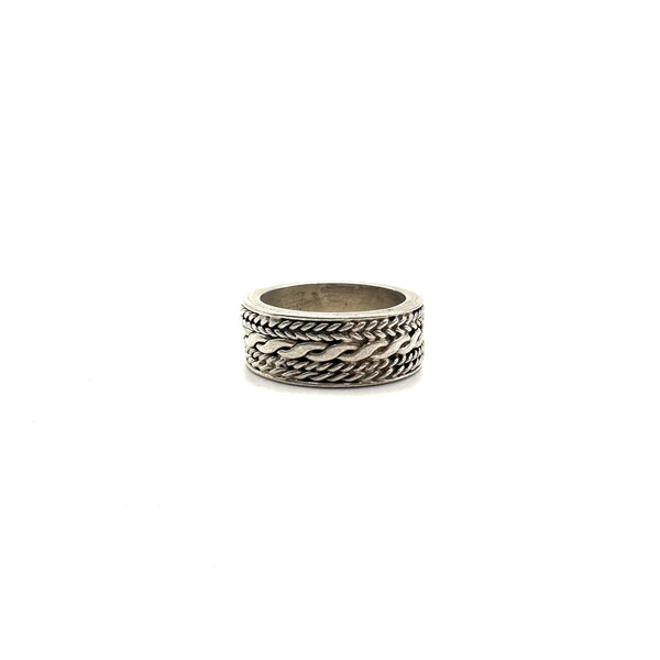 Modern Chunky Rope Ring