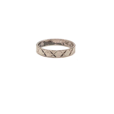 Modern Stackable X Ring