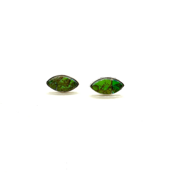 Oval Ammolite Earrings