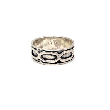 Modern Chain Link Ring
