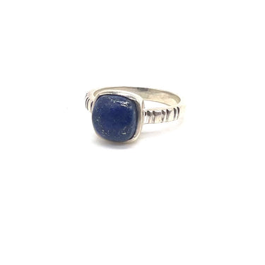 Modernist Lapis Ring