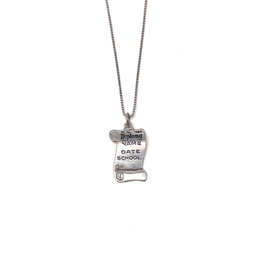 Diploma Pendant Necklace