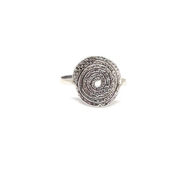 Petite Modern Swirl Ring