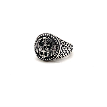 Egyptian Gods Symbolism Statement Ring