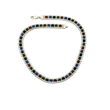 Multi Stone Beaded Statement Necklace