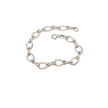 Modern Oval Chain Link Bracelet