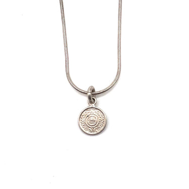 Petite Mayan Calendar Pendant Necklace