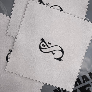 SHS Logo Silver Cleaning Cloths 3 Pack