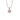 Multi Stone Circle Foreal Pendant Necklace